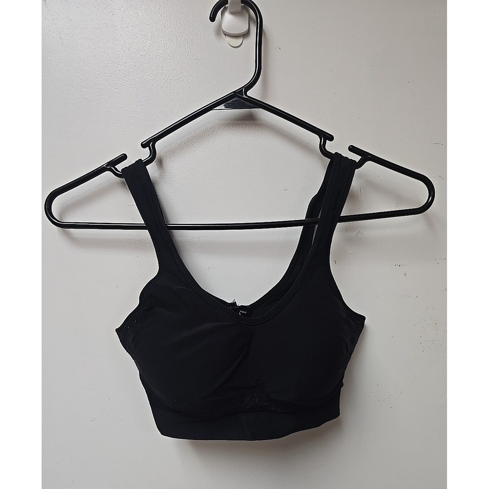 Truekind Daily Comfort Black Full‎ Coverage Wire Free Shaper Bra Size Medium